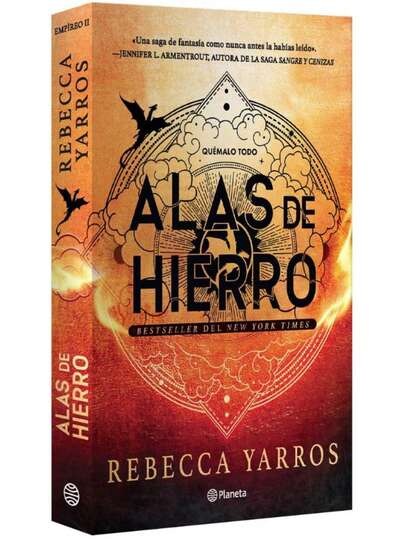 Libro Alas de Hierro | Rebecca Yarros (Saga "Empíreo", fantasia juvenil, ciencia ficcion magia, poderes)