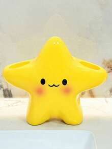 1 Stück Badezimmer Zahnpasta & Zahnbürstenhalter, multifunktionale Badezimmerdekoration, Makeup Pinselhalter, geeignet für Badezimmer, Küche, Schlafzimmer, Büro