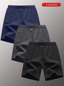3pcs/Set Teens' Casual Versatile Fashion Shorts