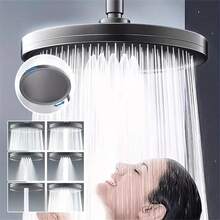 6-Setting Multi-Function High Pressure Rainfall Shower Head, Easy Installation, Adjustable Angle, Premium Bathroom Accessory Bathroom Accessories Bathroom Tools - Multicolor - View 4