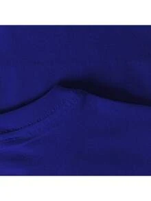 Lavender Field T-Shirt | Artistic Print With Flowers And Countryside Scent - Royal Blue - View 6