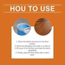 JUE FISH Ultimate Wood Floor Cleaner & Polish - Powerful Stain & Grime Remover For Tiles, Laminate, Vinyl, 100ml Solution - Adds Brilliant Shine, Streak-Free,Kitchen,Bathroom,Home,Room,Quick Ship Items,Free Shipping - Orange - View 5