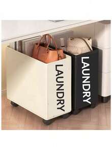 1 Piece Mobile Under Desk Storage Box, Desktop Tray Organizer, Yoga Mat Basket, Laundry Hamper For Office And Dorm