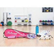 Set portátil completo + Raqueta de bádminton + Ligera y resistente/fácil transporte + Escuela/hogar/parque + Estudiantes/familias/aficionados - Multicolor - Ver 4