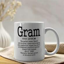 Taza de café NATSUNO Gram Definition - Regalo divertido para Nana, taza de abuela - Regalos del Día de la Madre de los nietos - 11oz - Multicolor - Ver 8