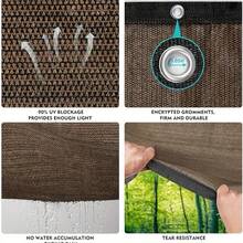 Universal Shade Net: This Shade Net Is Suitable For Various Places Such As Pavilions And Courtyards. It Offers Multiple Size Options To Meet Different Coverage Needs, Can Create A Comfortable Outdoor Space, And Is A Common Choice For Outdoor Shade Nets. It Is Also A Practical Plant Shade Net And An Outdoor Shade Net Product. - Coffee Brown - View 10