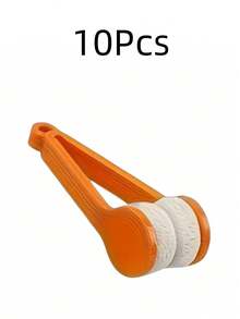 10件套旅行眼镜清洁套装，包含双面刷和超细纤维布 - 可重复使用的眼镜和隐形眼镜清洁器，便携式设计，配有颜色编码的盖子，防刮擦，适用于眼镜、老花镜、电脑屏幕、智能手机、双筒望远镜 - 随时随地保持清洁，包含用于清洁镜片的双面刷和超细纤维布，设计紧凑卫生，适合旅行和日常使用。 - 彩色 - 查看 14