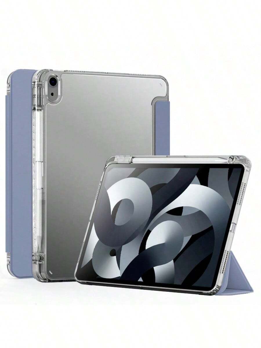 Étui de protection transparent et rigide compatible avec Apple iPad 11, iPad Pro 11 2025 Nouveau modèle, iPad Air 5, iPad Mini 7, iPad 9e/10e génération, anti-flexion