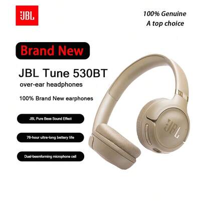  JBL TUNE 530BT Bluetooth 6.0 Wireless Over-Ear Headphones, TUNE 520BT Bluetooth 5.3 Wireless Noise Cancelling Headphones With Long-Range Calls