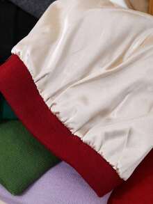 Women'S Silky Satin Beanie -Anti-Static, No Frizz, KnitCap For Winter Warmth - Nhiều màu - Xem 2