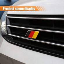 Front Tailgate 3D Germany Grille Emblem Badge - Car Front Grill Badge Sign Emblem, Auto Bumper Fenders Decoration Sticker Decals Car Body Exterior Decor Accessories Germany - Germany Flag - View 4