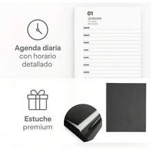 Binders - Black Agenda 2026 With Pen - View 4