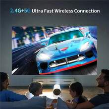 Mini proyector inteligente Hy300 Wifi Bluetooth Hd 130 blanco - Blanco - Ver 5