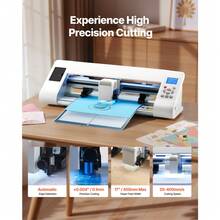 Cutting Machine, Automatic Edge Detection Vinyl Cutter Machine With Design Software And Materials, Compatible With Multiple File Formats, For Creating Customized DIY Crafts, Cards, Stickers - View 2
