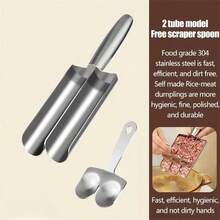 4 tubos Moldeador de albóndigas, Moldeador de albóndigas manual, Moldeador de albóndigas de cocina, Moldeador de albóndigas para el hogar, Cuchara para albóndigas, Moldeador de bolas de pescado antiadherente, Suministros de cocina, Herramienta de cocina, Accesorios de cocina - Multicolor - Ver 14