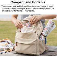 1pc Diamond Painting Rolling Tool, Handheld Diamond Painting Rolling Tool, DIY Craft Tool, Suitable For Diamond Embroidery And Detachable Diamond Painting Accessories