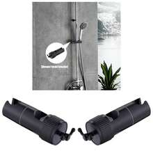 Soporte para Cabezal de Ducha Soporte De Ducha Manual Sin Necesidad De Taladrar - Soporte Antideslizante Para Uso Domstico En Hoteles Y Apartamentos - Negro - Ver 1
