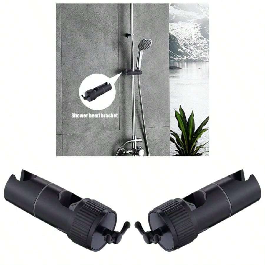 Soporte para Cabezal de Ducha Soporte De Ducha Manual Sin Necesidad De Taladrar - Soporte Antideslizante Para Uso Domstico En Hoteles Y Apartamentos - Negro - Ver 1