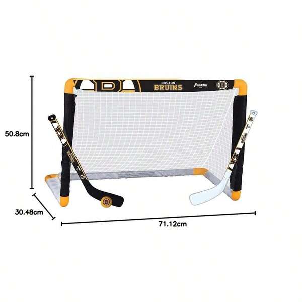 Mini Hockey Sets - Knee Hockey Goal, Ball, &Amp; 2 Hockey Stick Combo Set - Mini Goal Net -  Official H...