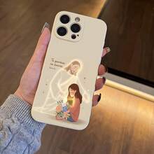 1pc Funda Creativa de Diseño de Jesús Te Protege para iPhone 16 Compatible con iPhone 13/12 Pro Max/11/14/15 Pro Funda Protectora Retro Blanca con Orificios de Precisión Adecuada para iPhone 15 Funda Protectora de Lente Adecuada para iPhone 16 Pro Max Funda Suave Material Cubo de Rubik - Blanco Antiguo - Jesús 504ZZ - Colores mixtos 1 - Ver 5