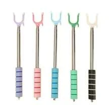 1pc Stainless Steel Retractable Clothes Hanger, Mini Collapsible Drying Rack With Expandable Design, Convenient For Hanging Clothes And Laundry Line