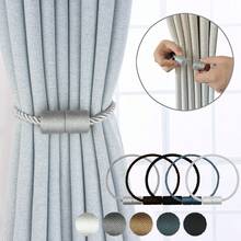 2pcs Strong Magnetic Curtain Tie Backs, Handmade Woven Side Rope Curtain Tiebacks, Unique And Elegant Decorative Curtain Holders, Suitable For Home, Office And Outdoor Windows - Multicolor - View 13