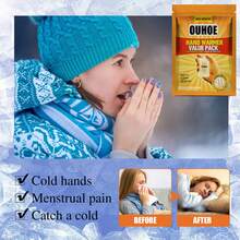 10 pezzi/confezione Scaldamani/Scaldapiedi/Scaldadita monouso, Cuscinetti riscaldanti istantanei, Adesivi universali per il riscaldamento del corpo, Riscaldamento a lunga durata, 18 ore di riscaldamento efficace, Attivati dall'aria, Inodore, Ingredienti naturali - Multicolore - Visualizzare 2