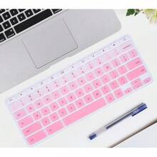 Chromebook Keyboard Cover - Compatible With 2020 R11, Spin 11, R 13, R 11 CB5-132T CB3-131,OmbrePink - OmbrePink - View 3