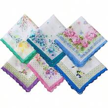 - Pauelo de algodn para mujer - 10 piezas + Floral2 - Ver 5