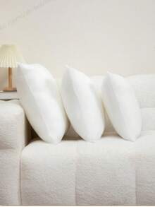 1pc Ultra Soft & Comfortable Square Throw Pillow - Ergonomic Neck & Back Support, Plush & Luxurious, Suitable For Bedroom, Living Room, Hotel Use - Single, High Elasticity, Luxury Style