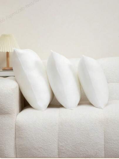 1pc Ultra Soft & Comfortable Square Throw Pillow - Ergonomic Neck & Back Support, Plush & Luxurious, Suitable For Bedroom, Living Room, Hotel Use - Single, High Elasticity, Luxury Style