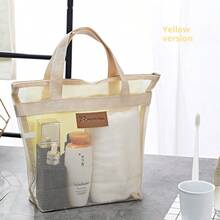 Mesh Beach Bag, Toiletry Bag, Outdoor Storage Bag, Cosmetic Bag, Travel Bag, Children's Toy Storage Bag - Multicolor - View 7
