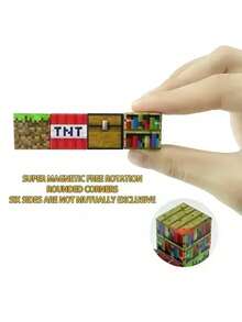 Set de 50/100/200/300 bloques de construcción magnéticos DIY, mini rompecabezas creativo para niños, ideal como regalo educativo - 100 piesaz - Ver 5