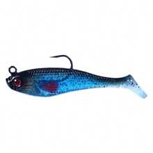 Long-Range High-Density T-Tail Soft Bait, Red Head Glow-In-The-Dark Strong Fish Attractant, Wear-Resistant Single Hook With Lead, Anti-Snag Bottom For Black Bass And Largemouth Bass, Highly Elastic Strong Fish Attractant For Saltwater And Freshwater - Multicolor - View 23