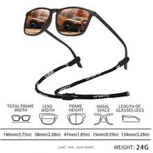 WSZ Retro Classic Colorful Striped Square Unisex , Suitable For Men And Women, Luxury Brand Designer Model, Tropical Beach Resort Summer Pastel Color Rectangular Glasses, Shiny Material, Elegant Aesthetics, Vacation Outfit, Men's Classic , Suitable For Driving, Fishing, Travel, Shopping, Running, Hiking, Camping And Other Leisure Occasions, Vintage Travel Fashion Glasses - GL-f426-3 - View 8