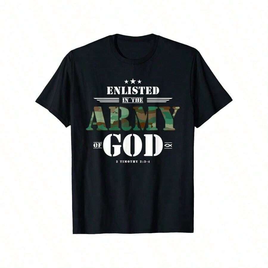 Camisetas masculinas - Preto - Ver 1