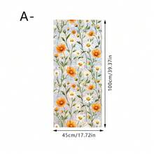 1/3 piezas Película de privacidad para ventana con ramo de flores colorido y arcoíris, panel de vinilo reutilizable para decoración de ventana, decoración de vidrio sin adhesivo, apto para decoración de sala de estar, baño y dormitorio - Multicolor - Ver 13