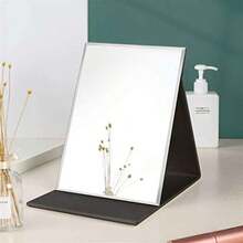 Large Portable Super HD Mirror For Makeup, Multi Stand Angle, Hand Free Handheld Tabletop, Foldable, 8.27X5.9 Inch - As Pic - View 3