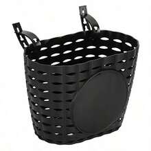 TOPINCN engrosado gris cesta de plástico bicicleta/cochecito cesta colgante universal para niños tienda accesorios bolsa - negro 1 - Ver 1
