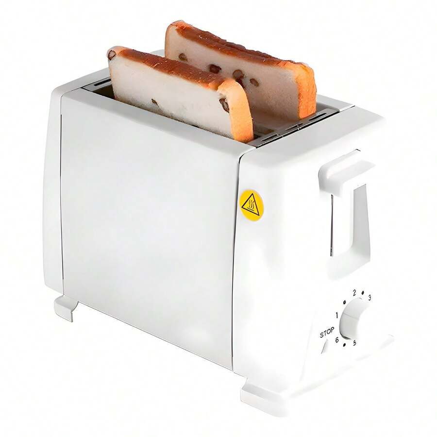Tostadora Eléctrica De Pan 2 Rebanadas 6 Niveles Temperatura - Blanco - Ver 1