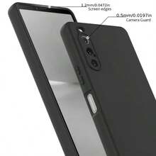 غطاء هاتف أسود مطفي للموتو جي ستايلس 5G (2025)/إيدج 60 ستايلس/إيدج 60 برو/إيدج 60 إس/إيدج 60/إيدج 60 فيوجن/موتو جي 56. الغطاء ناعم وراحة للمس، مع حماية من الانزلاق والعرق وبصمات الأصابع.