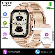El nuevo smartwatch LIGE tiene una batería de gran capacidad de 370 mAh, talla grande de 100 modos deportivos, cronómetro de carrera, monitoreo del sueño, reproducción de música, personalización de múltiples esferas y es un reloj deportivo de moda resistente al agua.