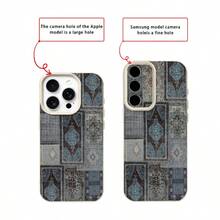 غطاء هاتف TPU بنمط لوحة فنية عتيقة، متوافق مع 17 Pro Max/17/16 Pro Max/15/13/12/11، S20 FE/A15/S24/A55، متوافق مع Redmi Note 11/12/13 Pro، غطاء واقي كامل للجسم مقاوم للصدمات، الإصدار الدولي، وليس الإصدار المحلي - أبيض - مشاهدة 7