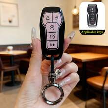 1 pieza Funda protectora de TPU para llave de coche apta para Fusion, Mustang, F150, Edge, Explorer, accesorios de automóvil sin llave - Multicolor - Ver 15