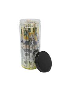 高品质粉色卷烟纸+滤嘴 - 慢燃，尺寸可调节，是送给吸烟者的完美礼物，适合家庭、餐厅、圣诞节、生日、单身派对、万圣节等各种派对场合，尺寸：4.33英寸 x 1.77英寸