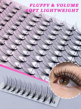 120Fans D Curl 9D Wispy Premade Fans Eyelash Extension 0.07MM Pointy Base Premade Hybrid Fan Lashes Faux Mink Wispy Spike Fans Wholesaleslash Clusters,Eyelash Clusters,Individual Eyelashes,Lashes,Fake Lashes
