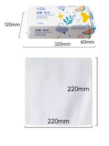 1-Week Disposable Face Towels, Extra Large & Thick Soft Facial , Skin-Friendly, Soft, Hypoallergenic, No Additives - No Pattern - View 14