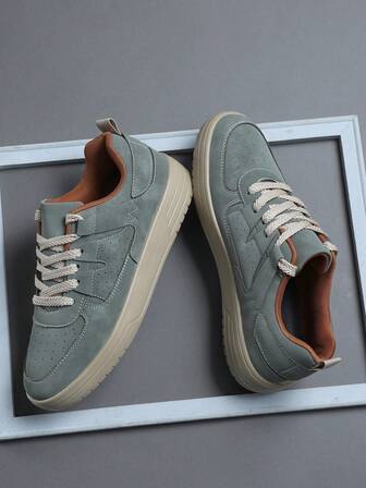 Plus Size Fashion Casual Men's Shoes,Classic Stylish Men Sports Shoes Lace-Up Running Shoes,Personalized Men Sneakers Street Casual Shoes