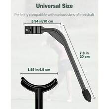 Training Wrist Hinge Swing Training Aid Swing Correcting Trainer Golfers Beginners Arm Elbow Posture Teaching Accessory Club Practice - Black - View 8