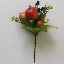 Artificial Pumpkin New Maple Leaf Artificial Flower Various Types Autumn Leaves Pumpkin Berries Decorative Small Flower - Berry Flowers With Clips - View 6